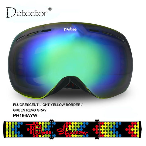 DETECTOR Frameless Snowboard Goggles