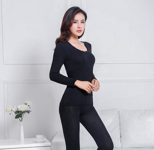 Buy NEXT2SKIN Women's Regular Fit Fleece Warm Inner Wear Thermal Tights  Leggings -Black Online